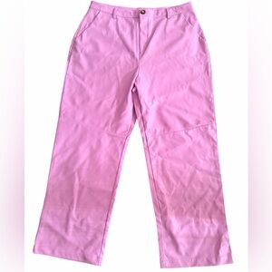 KENDALL & KYLIE High Waisted Violet Purple Faux Leather Full length Pants SZ XL